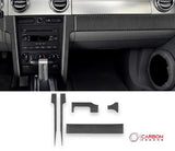[5pcs] Real Carbon Fiber Lower Dash Overlay for Mustang 2005-2009
