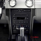 [5pcs] Real Carbon Fiber Lower Dash Overlay for Mustang 2005-2009