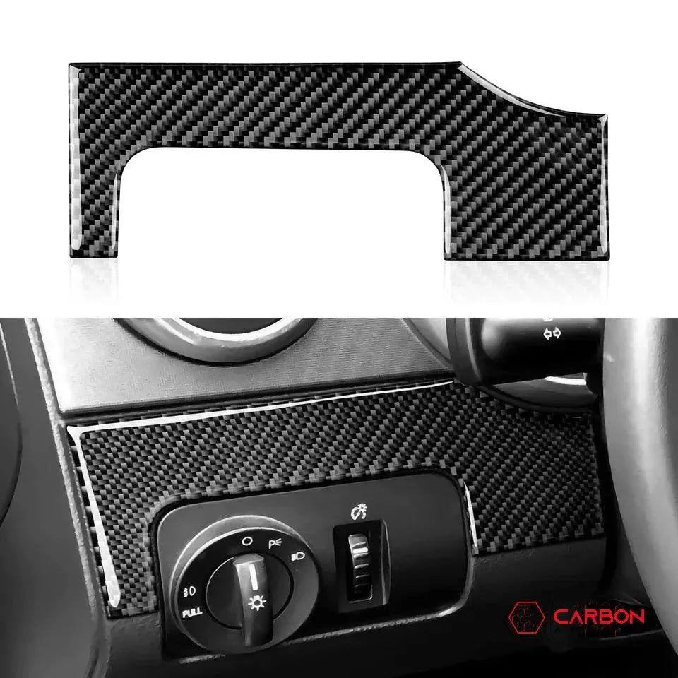 [5pcs] Real Carbon Fiber Lower Dash Overlay for Mustang 2005-2009