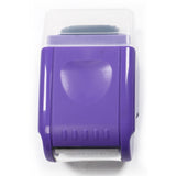 0.67in ID Protection Guard Wide Roller Stamp w/ 3ink Refill Purple