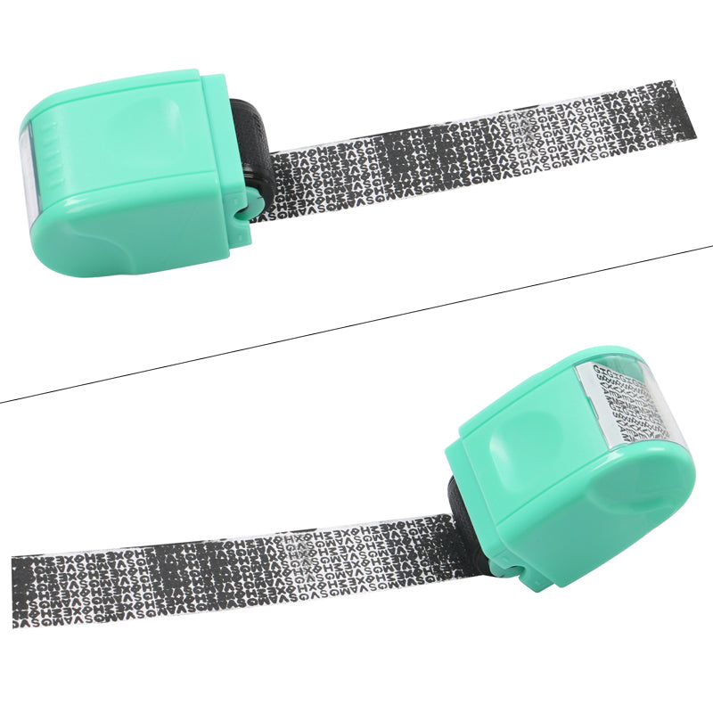 1.34inID Protection Guard Wide Roller Stamp w/ 3ink Refill