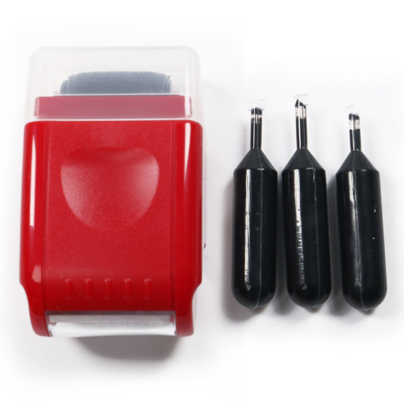 1.34inID Protection Guard Wide Roller Stamp w/ 3ink Refill