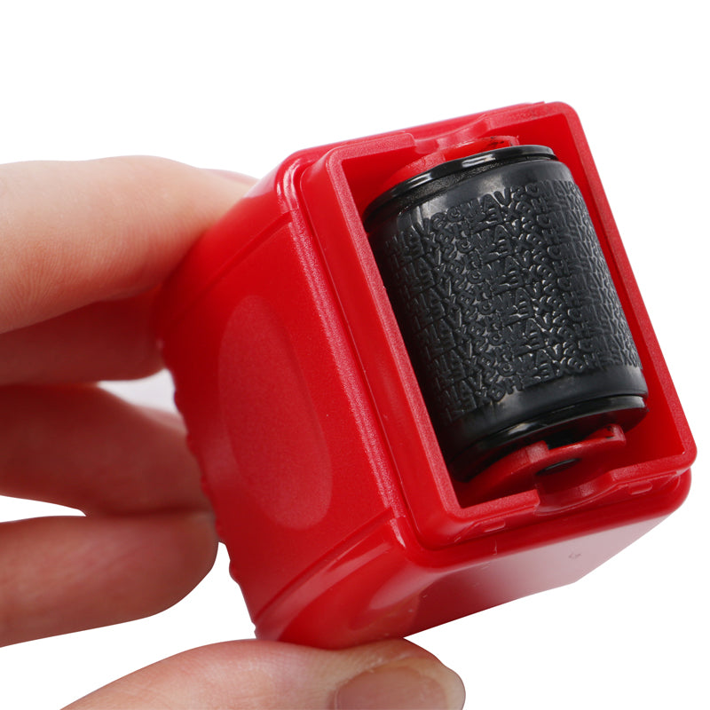 1.34inID Protection Guard Wide Roller Stamp w/ 3ink Refill