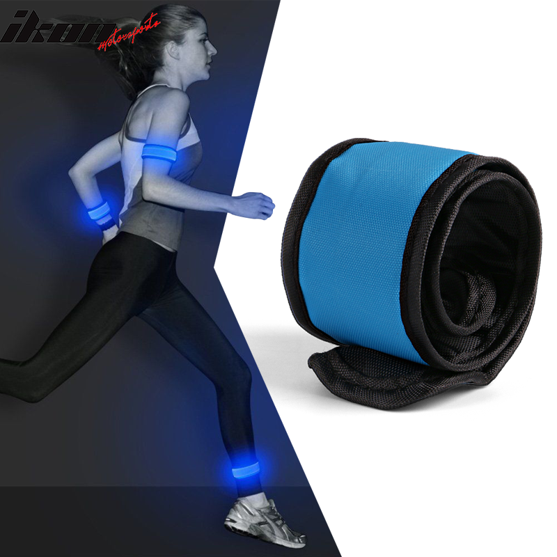 LED Slap Armband Lights Glow Band Strap for Running Cycling Biking