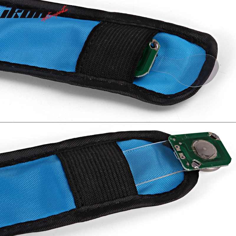 LED Slap Armband Lights Glow Band Strap for Running Cycling Biking