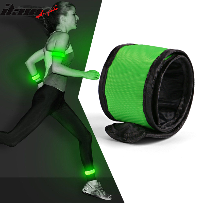 LED Slap Armband Lights Glow Band Strap for Running Cycling Biking