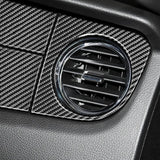 6 PCS Kit Full Dashboard Trim Carbon Fiber Interior Overlay For Mustang 2010-2014