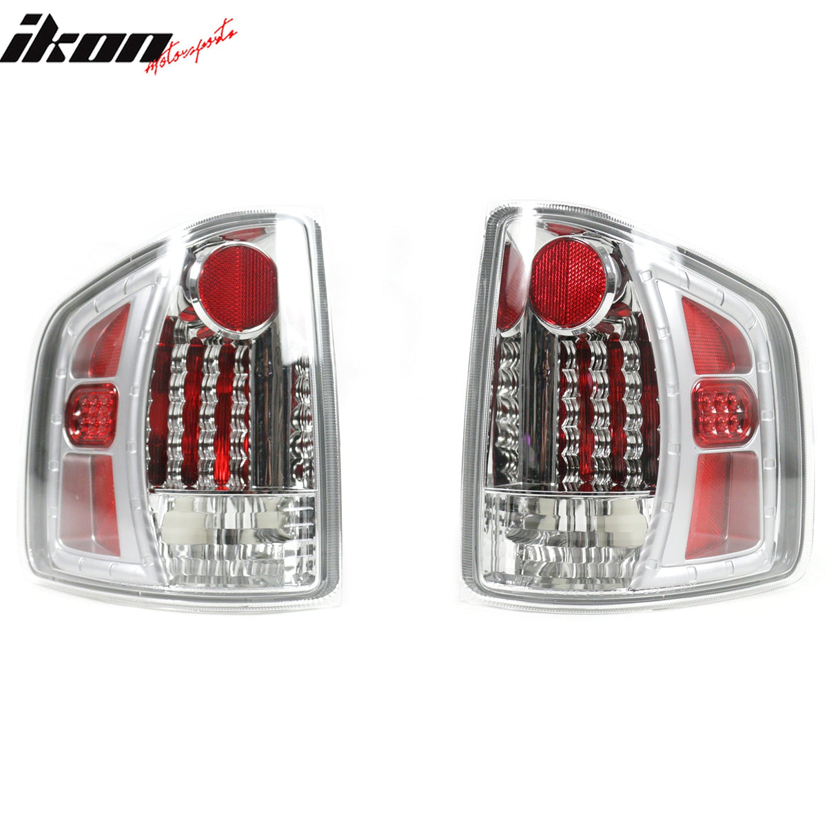 1999-2004 Chevy S10/GMC Sonoma Chrome Housing Rear Tail Lights Assembly Pair
