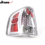 1999-2004 Chevy S10/GMC Sonoma Chrome Housing Rear Tail Lights Assembly Pair
