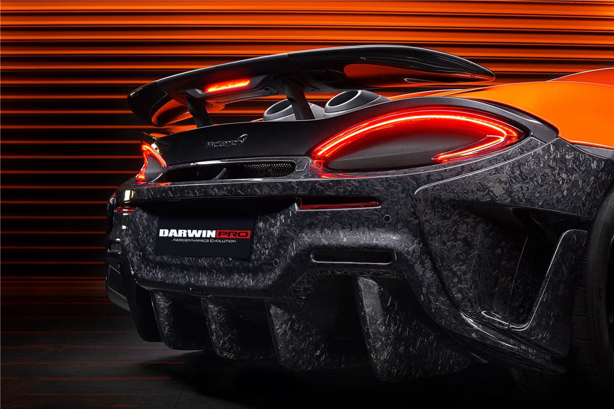 2018-2021 McLaren 600lt Carbon Fiber Rear Bumper Side Canards