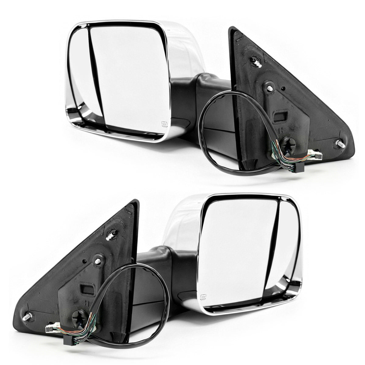 2009-2012 Dodge Ram 1500 2010-2012 2500 3500 Power Heated Towing Mirrors w/ Memory/Turn Signal & Puddle Light