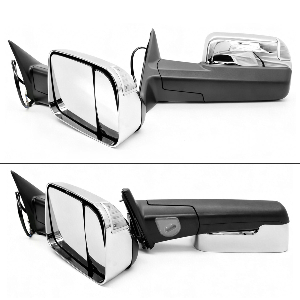 2009-2012 Dodge Ram 1500 2010-2012 2500 3500 Power Heated Towing Mirrors w/ Memory/Turn Signal & Puddle Light