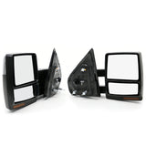 2007-2014 Ford F-150 Power Heated Towing Mirrors w/ Memory LED Turn Signal & Puddle Light