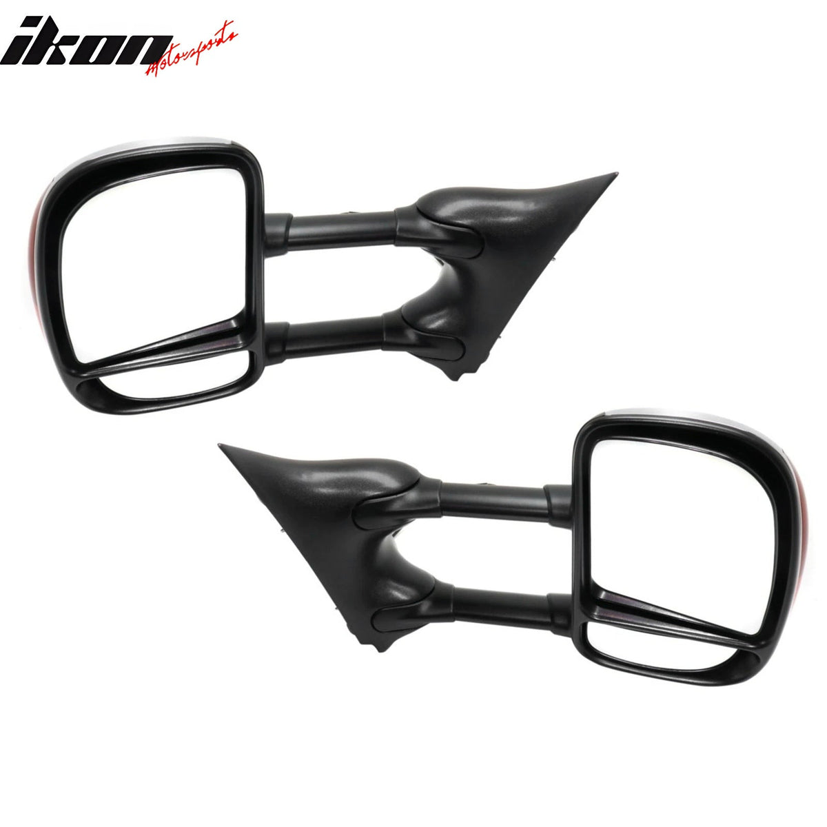 2003-2007 Ford F250/F350 Super Duty Power Heated Towing Mirrors Chrome Cover w/ LED