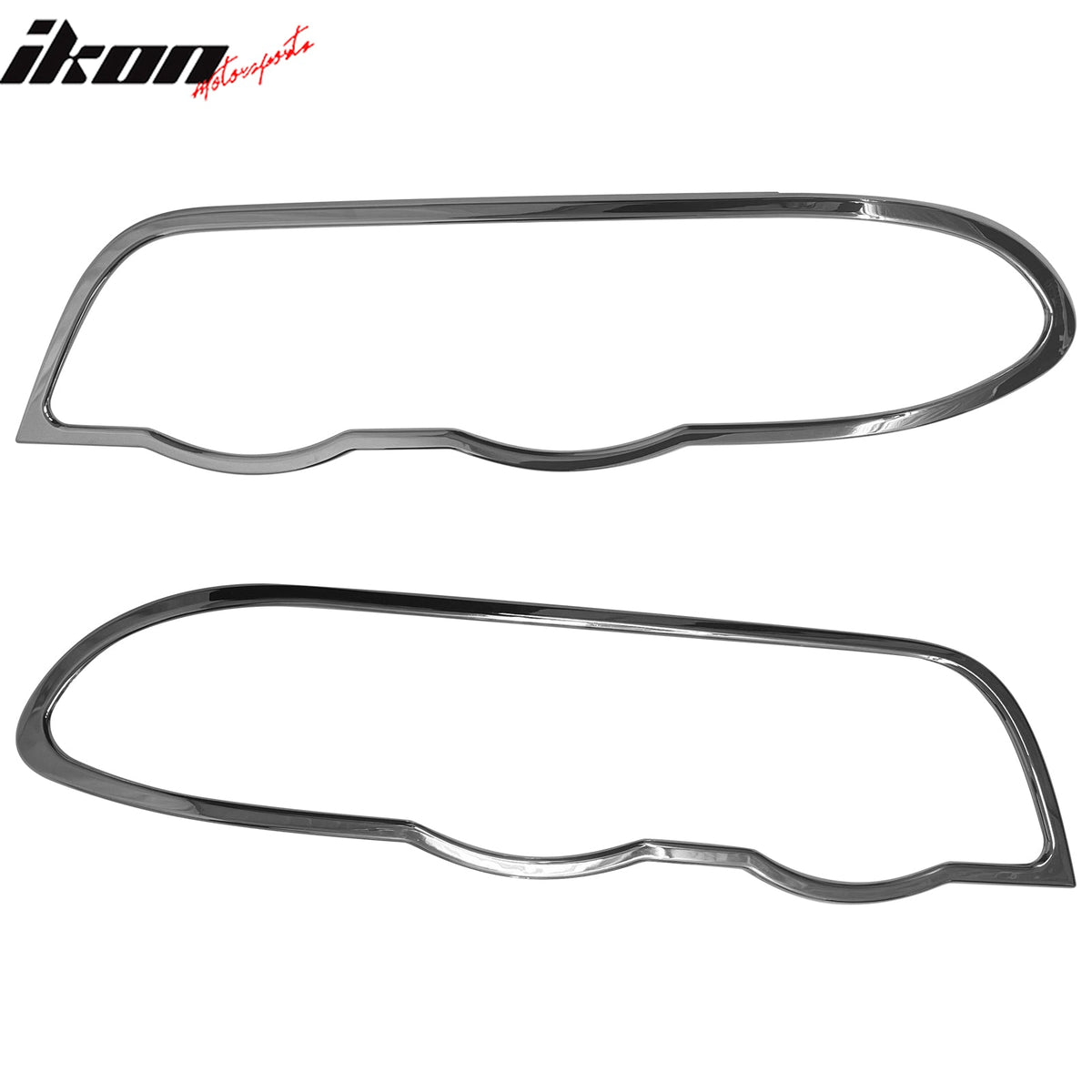 Headlight Bezel Cover Trim Surround Rim for BMW 3-Series E46 Sedan 1999-2001 Chrome ABS