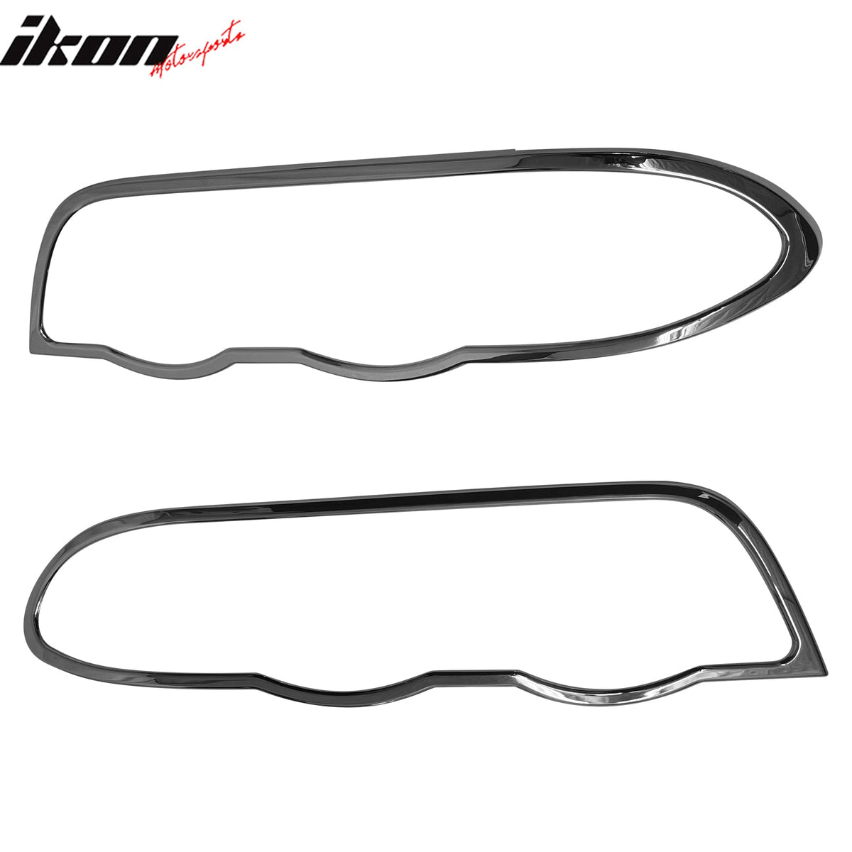 Headlight Bezel Cover Trim Surround Rim for BMW 3-Series E46 Sedan 1999-2001 Chrome ABS