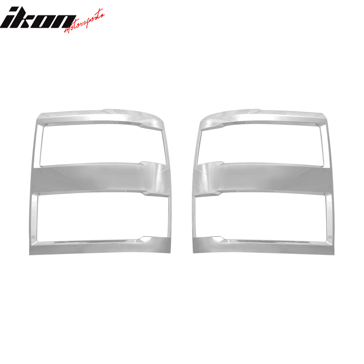 2014-2015 Chevy Silverado 1500 Headlight Bezels Chrome ABS