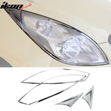 2013-2015 Chevrolet Spark Front Headlight Bezels Cover Trim Chrome ABS