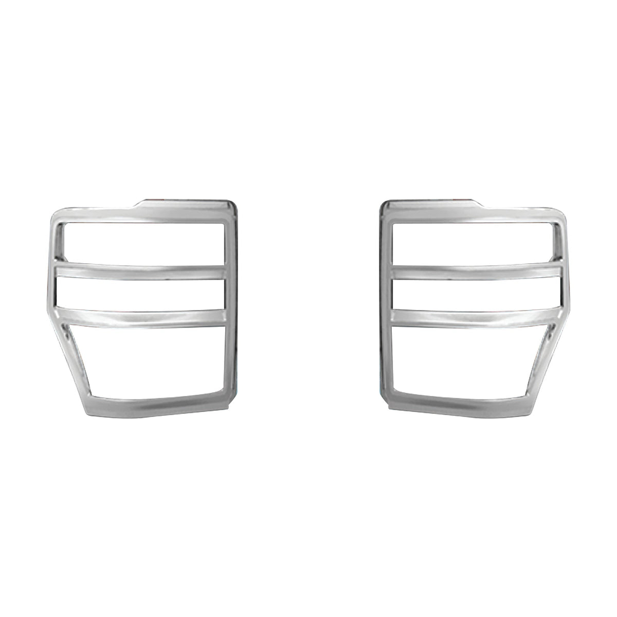 2008-2010 Ford F250 Superduty Chrome Front Headlight Bezels Cover Surround Rim Trim ABS