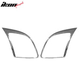 2006-2009 Ford Fusion Headlight Bezels Cover Frame Trim Chrome ABS 2PC