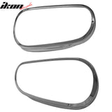 Headlight Bezels Cover Trim Surround Rim for Volkswagen Golf 4 GTI 1999-2005 Chrome ABS