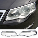 2006-2010 Volkswagen Passat Chrome Front Headlights Bezel Cover Trim Surround Rim