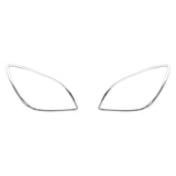 2012-2013 Benz SLK-Class-R172 Chrome Headlights Trim Bezel Cover Surround Rim ABS