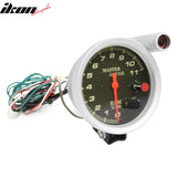 Ikon Motorsports 5" 11000 RPM Universal Auto Car Tachometer Gauge Steel 7 Colors
