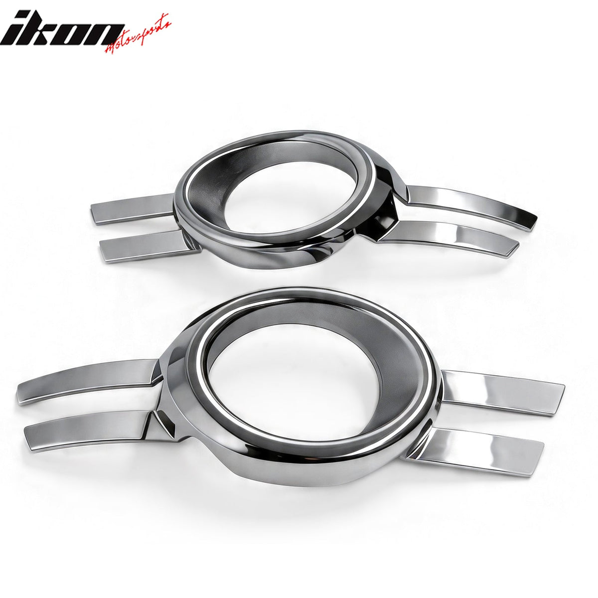 2008-2011 Mercedes-Benz W204 C-Class Chrome Front Fog Lights Bezels Cover ABS 2PCS Set