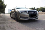 2010-2013 Audi A8 D4 Ab Style Carbon Fiber Front Lip