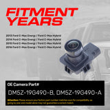 Ford C-Max Energi (2013-2016), C-Max Hybrid (2013-2016) OEM Replacement Backup Camera OE Part # DM5Z-19G490-A, DM5Z-19G490-B