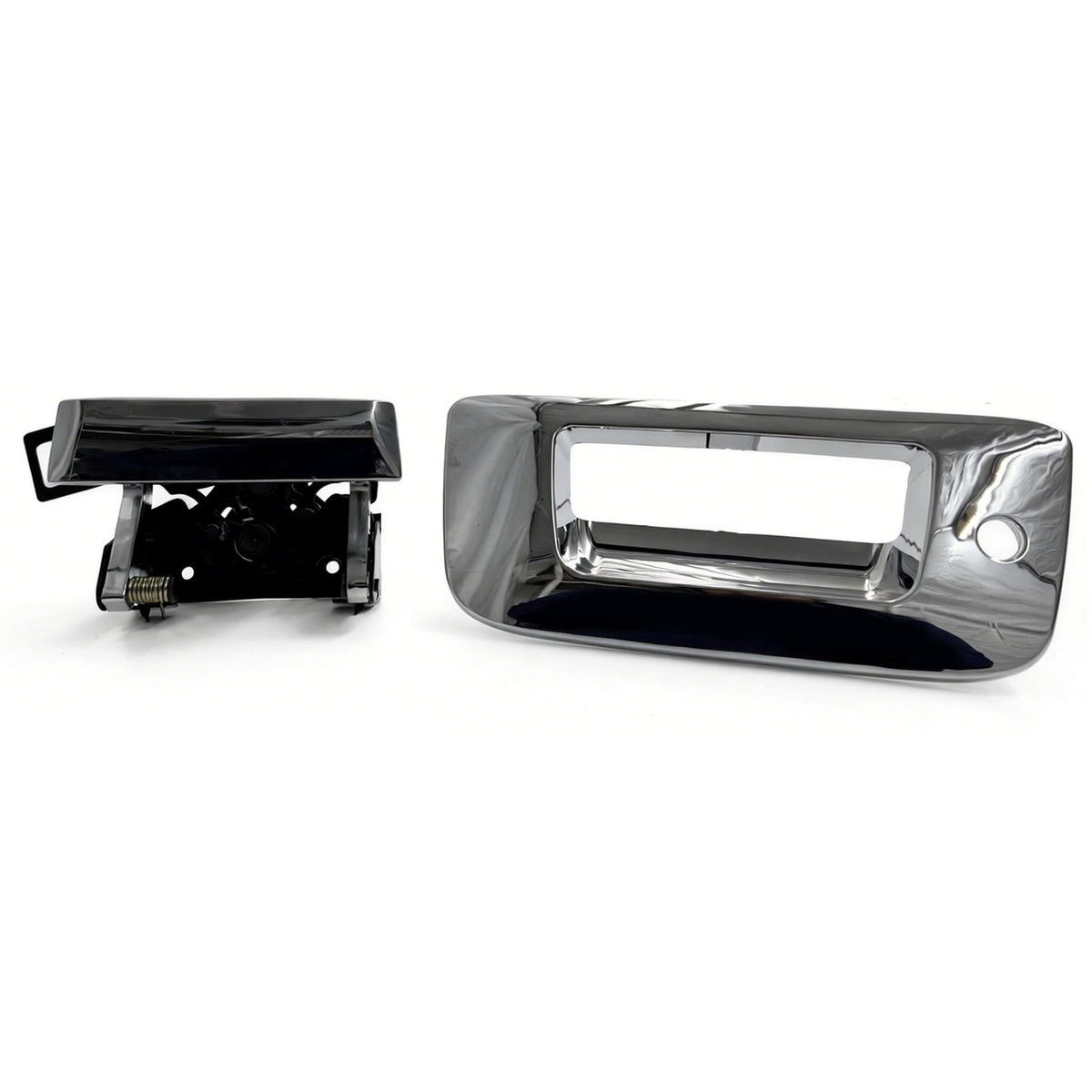 2007-2013 Chevy Silverado GMC Sierra 1500 2500 3500 HD Rear Tailgate Handle Covers Chrome ABS