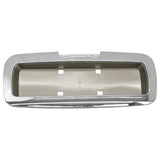 2002-2009 Chevrolet Trailblazer& GMC Envoy Chrome Rear License Plate Panel w/ Frosted Gold Background& Handle Cover