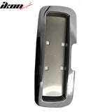 2002-2009 Chevrolet Trailblazer/GMC Envoy 2003-2008 Isuzu/Ascender 2002-2004 Oldsmobile Bravada Rear License Plate Trim Panel Chrome ABS