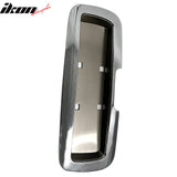 2002-2009 Chevrolet Trailblazer/GMC Envoy 2003-2008 Isuzu/Ascender 2002-2004 Oldsmobile Bravada Rear License Plate Trim Panel Chrome ABS