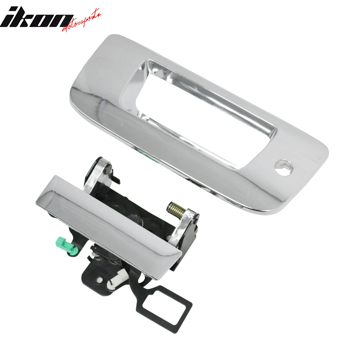 2007-2013 Chevy Silverado GMC Sierra 1500 2008-2014 2500HD 3500HD Chrome Tailgate Door Handle Cover w/ Keyhole ABS