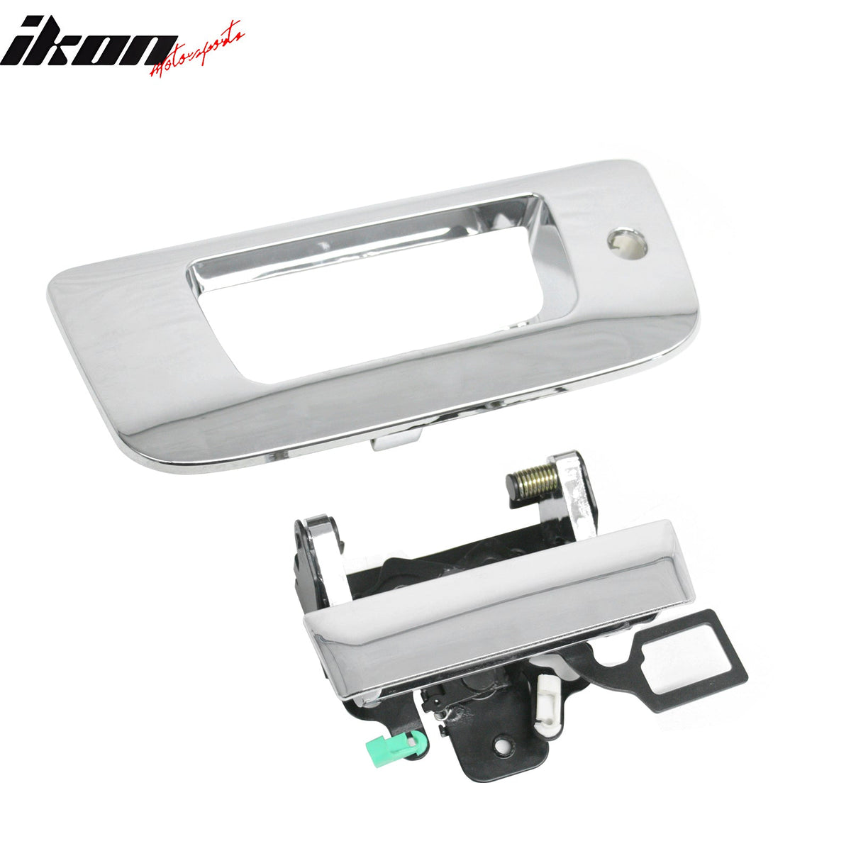 2007-2013 Chevy Silverado GMC Sierra 1500 2008-2014 2500HD 3500HD Chrome Tailgate Door Handle Cover w/ Keyhole ABS