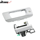 2007-2013 Chevy Silverado GMC Sierra 1500 2008-2014 2500HD 3500HD Chrome Tailgate Door Handle Cover w/ Keyhole ABS