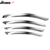 2011-2015 Chevrolet Chevy Cruze Window Visors Vent Wind Rain Sun Guards Deflectors ABS Plastic Chrome 4PCS