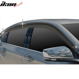 2014-2020 Chevrolet Impala Dark Smoke Window Visors Rain Sun Guard ABS