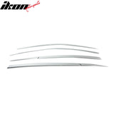 2007-2011 Honda CR-V Window Visor ABS Chrome Rain Guard 6PC Deflector