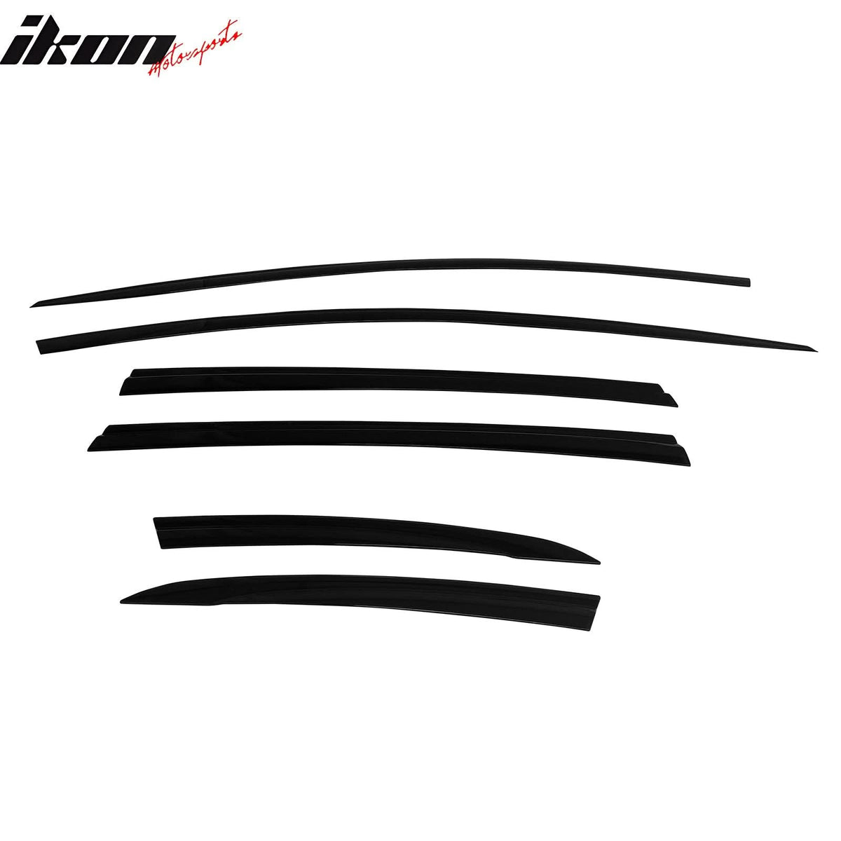 2017-2022 Honda CR-V CRV Window Visors Vent Wind Rain Sun Guards Deflectors ABS Plastic Smoke/Tinted 4PCS