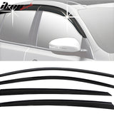 2011-2015 Kia Optima Dark Smoke Window Visors Rain Sun Guard ABS 4PCS