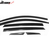 2016-2020 Kia Optima Window Visor ABS Dark Smoke Sun Rain Guard 6PC