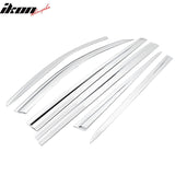2015-2021 Kia Sedona Chrome Window Visors Rain Sun Guard ABS 6PCS