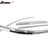 2011-2015 Kia Sorento Chrome Window Visors Rain Sun Guard ABS 4PCS