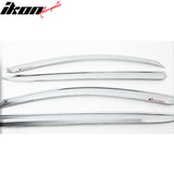 2011-2016 Kia Sportage Window Visor ABS Chrome Sun Rain Guard 4PC Vent