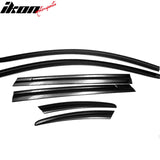 2013-2016 Mazda CX-5 Window Visor ABS Dark Smoke Sun Rain Guard 6PC