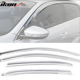 2012-2019 Volkswagen Passat Chrome Window Visors Rain Sun Guard ABS