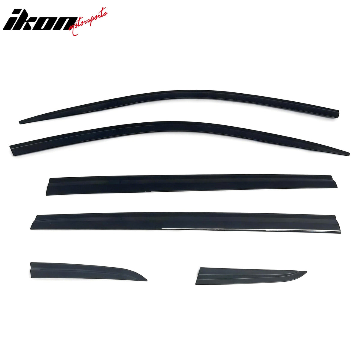 2018-2024 VW Volkswagen Tiguan Dark Smoke Window Visors Rain Guards